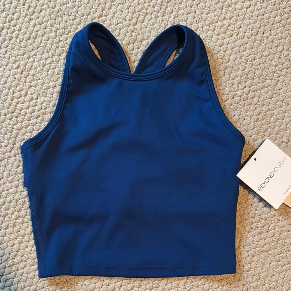 Beyond Yoga Blue Tank Top xxs